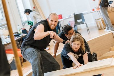 Owain Gwynn, Kate Colebrook and Fred Davis Photo
