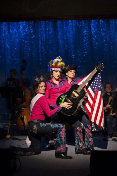  photo by Greg Mooney    The Chalks, (from left to right) Leenya Rideout, Mary Brienz Photo