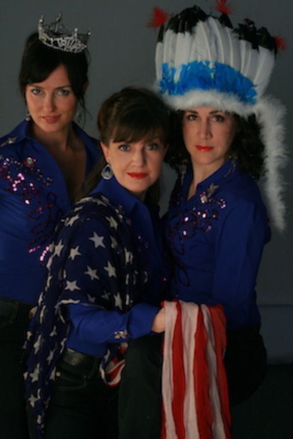 Photo by Ben Strothmann    The Chalks, (from left to right) Leenya Rideout, Mary Brie Photo