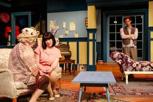 Judith (Jane McKittrick), Sorel (Deya Ozburn) & Simon (Rodman Bolek) Photo