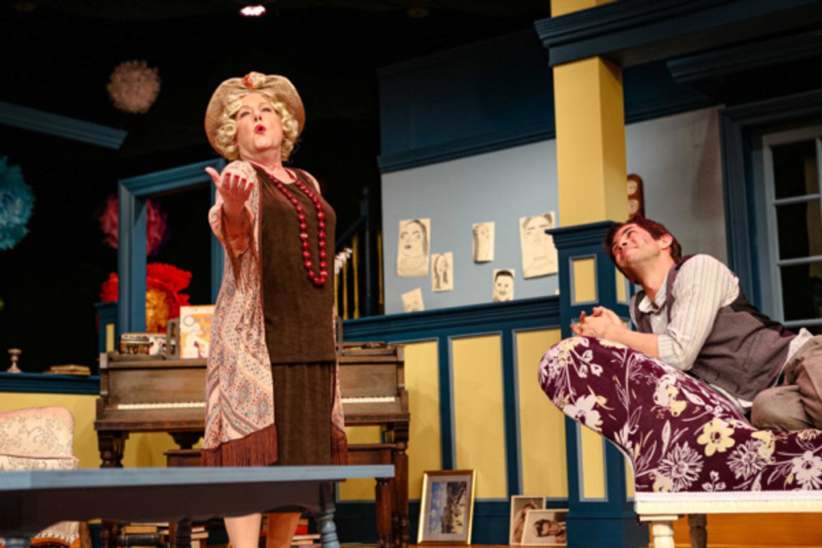 Judith (Jane McKittrick) & Simon (Rodman Bolek) at 