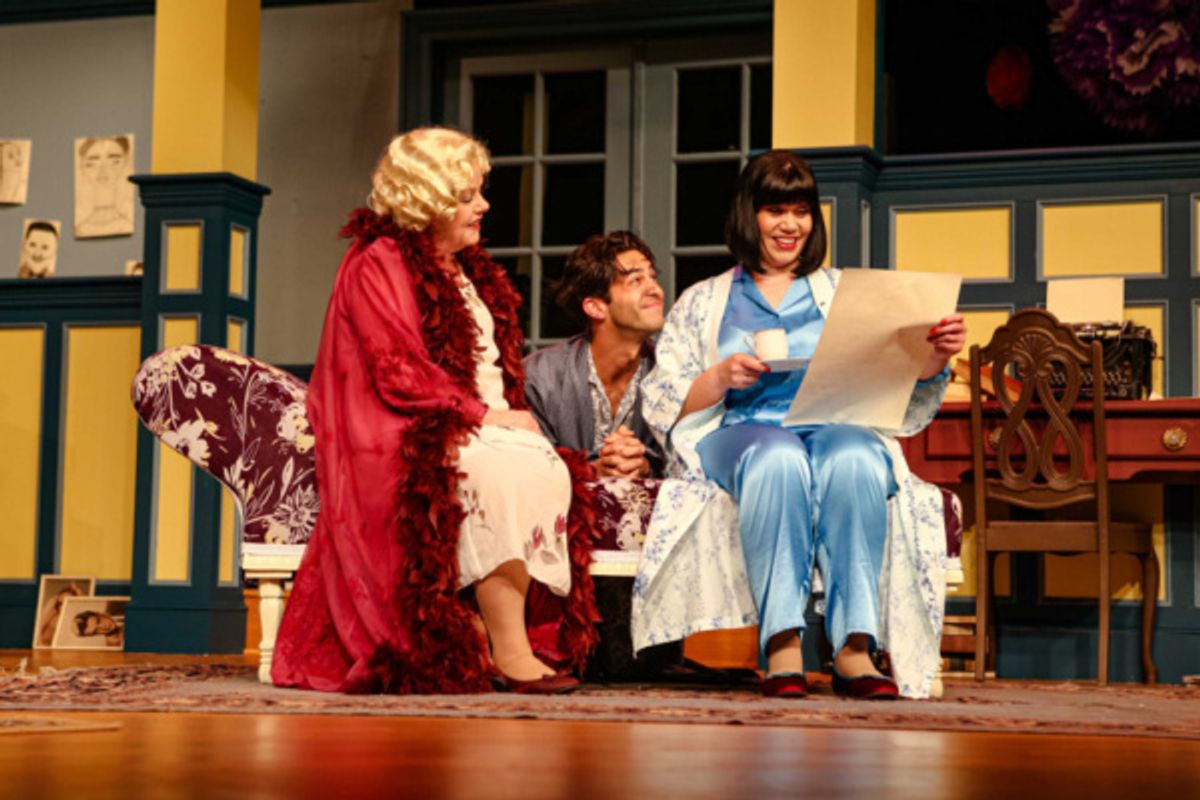 Judith (Jane McKittrick), Simon (Rodman Bolek) & Sorel (Deya Ozburn) at 