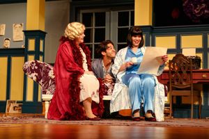 Judith (Jane McKittrick), Simon (Rodman Bolek) & Sorel (Deya Ozburn) Photo