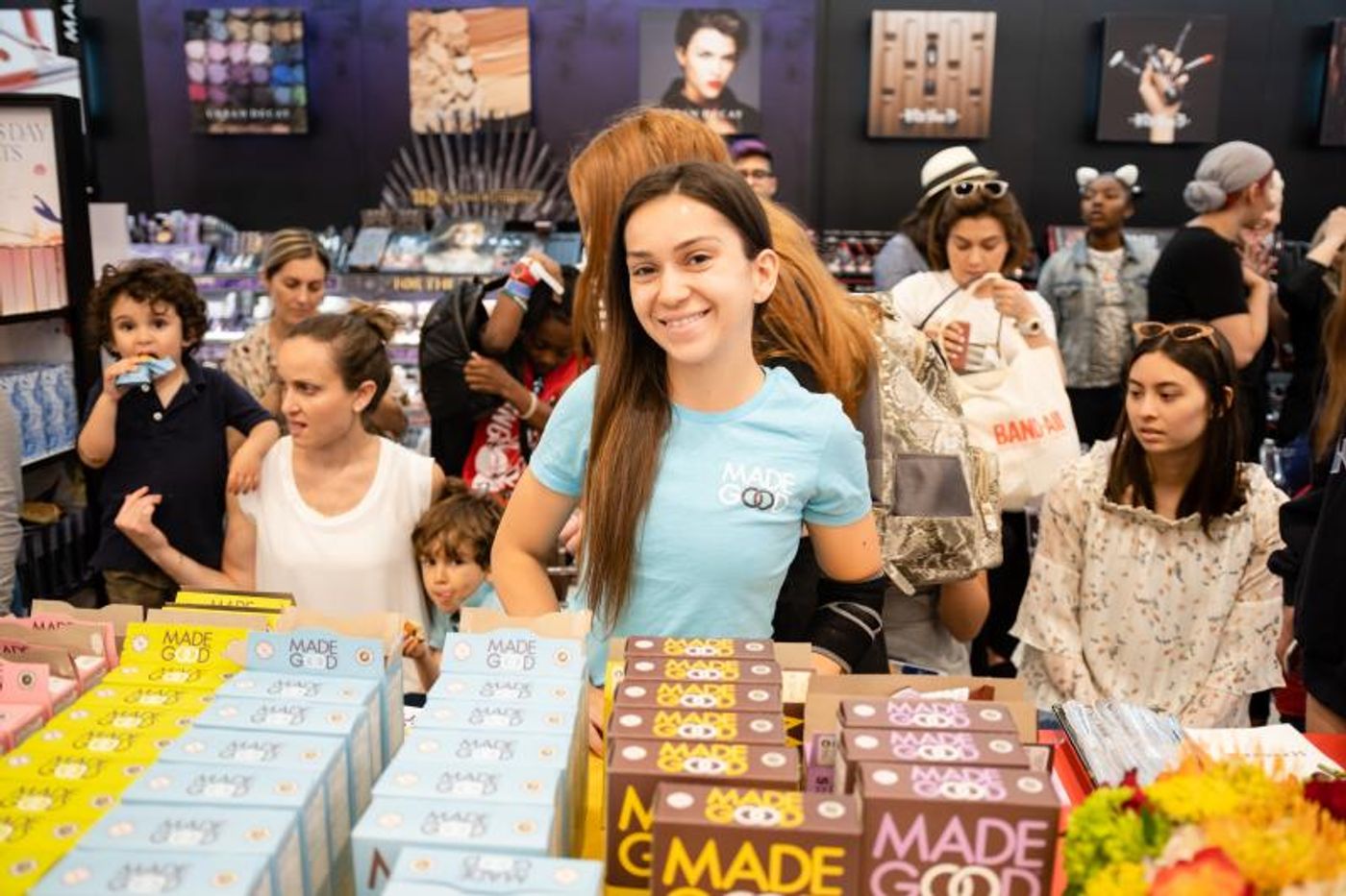 Photo Coverage: THE MOMS at Sephora with Evangeline Lily and Made Good Foods  Image