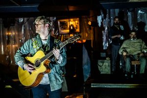Ian Ferguson* (Anthony Hope), Max Hartman* (Sweeney Todd), Randy Pearlman* (Judge Turpin)
@ BroadwayWorld Ian Ferguson* (Anthony Hope), Max Hartman* (Sweeney Todd), Randy Pearlman* (Judge Tur Photo