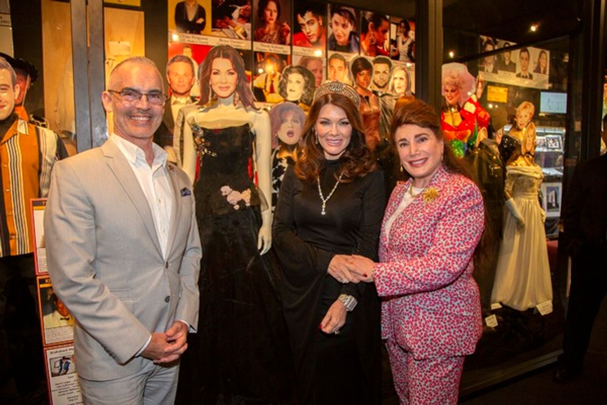 Mitch O'Farrell, Lisa Vanderpump and Donelle Dadigan with Exhibit at 