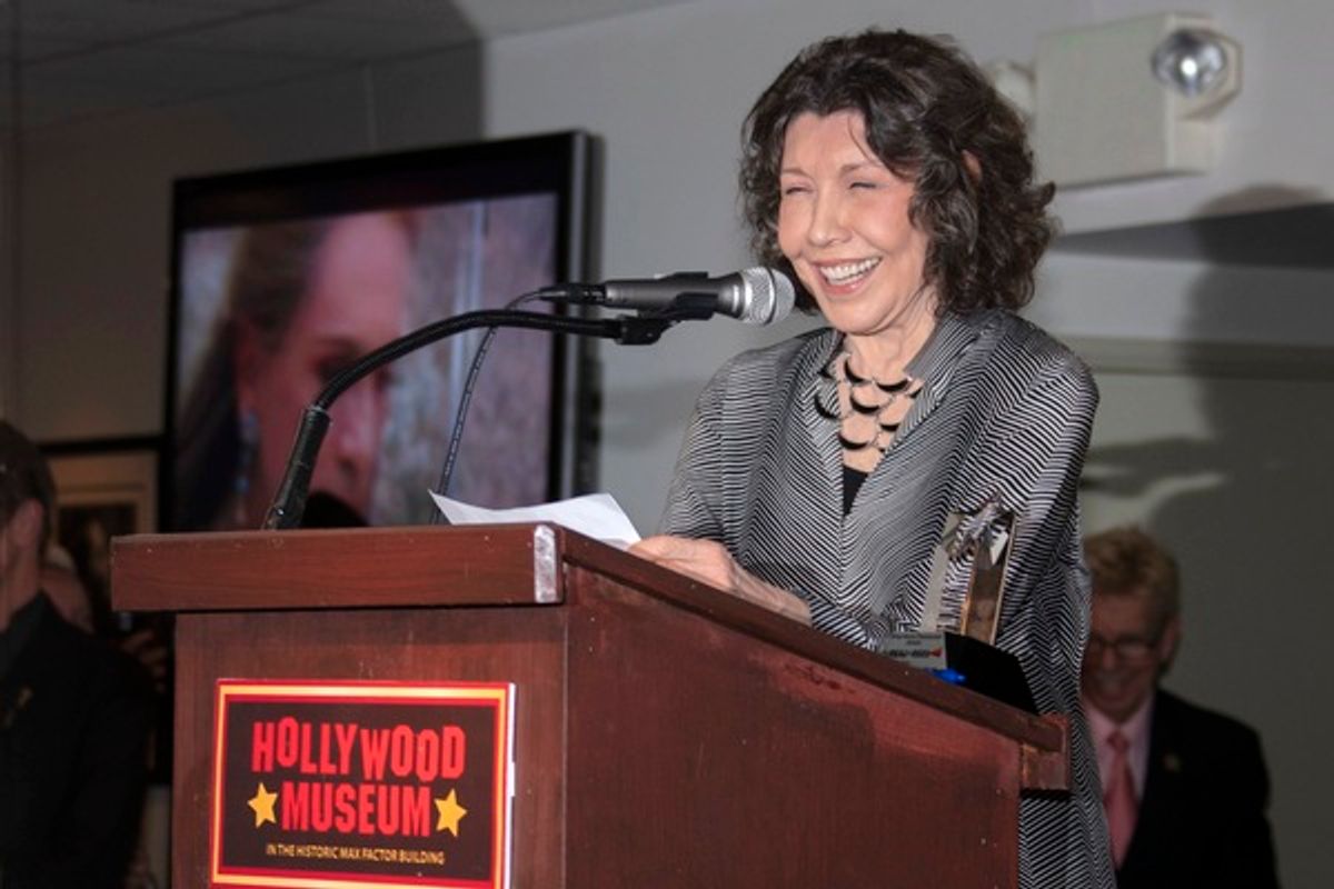 Lily Tomlin at the Podium at 