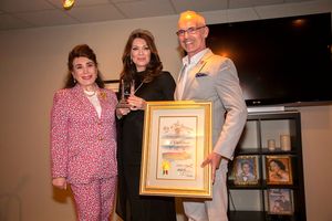Donelle Dadigan, Lisa Vanderpump and Mitch O'Farrell during presentation Photo