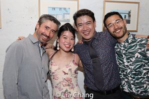 John D. Haggerty, Playwright Zhu Yi, Kenneth Lee and Daniel K. Isaac Photo