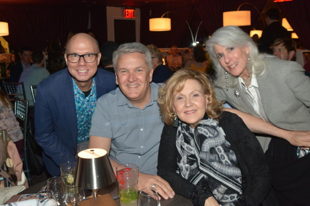 Richie Ridge, Richard Hillman, Brenda Vaccaro and Jamie deRoy at 