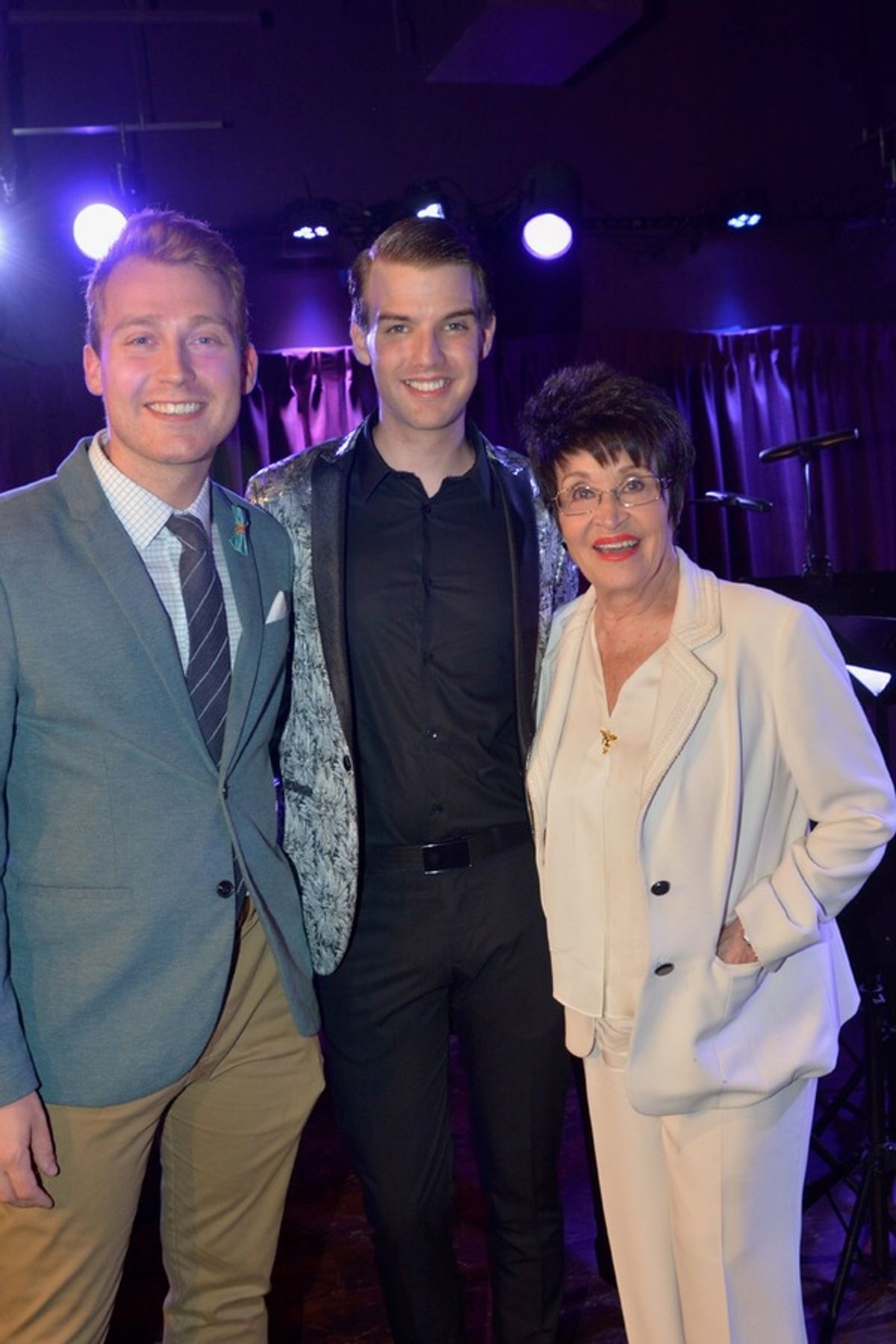 Daniel Dunlow, Mark William and Chita Rivera at 