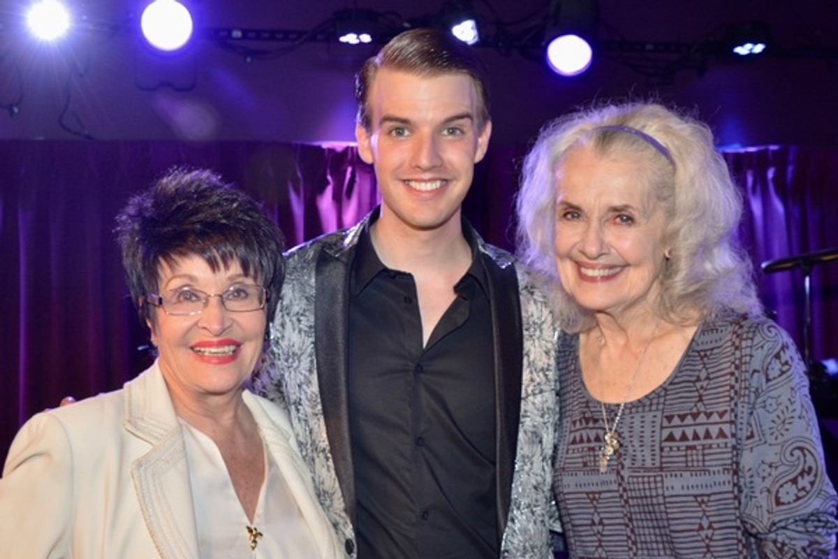 Chita Rivera, Mark William and Mary Beth Peil at 