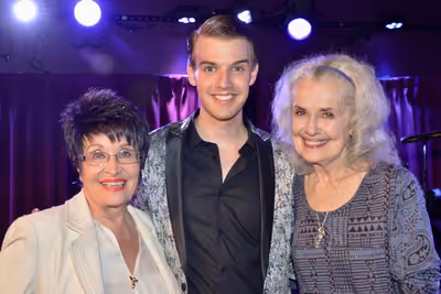 Chita Rivera, Mark William and Mary Beth Peil Photo
