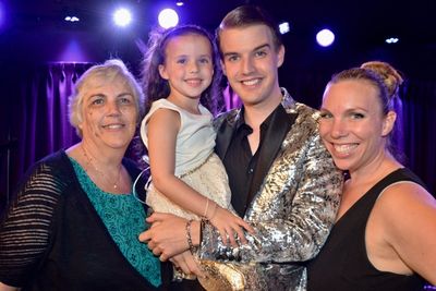 Teresa Blowers, Aria, Mark William and Allison Arisco Photo
