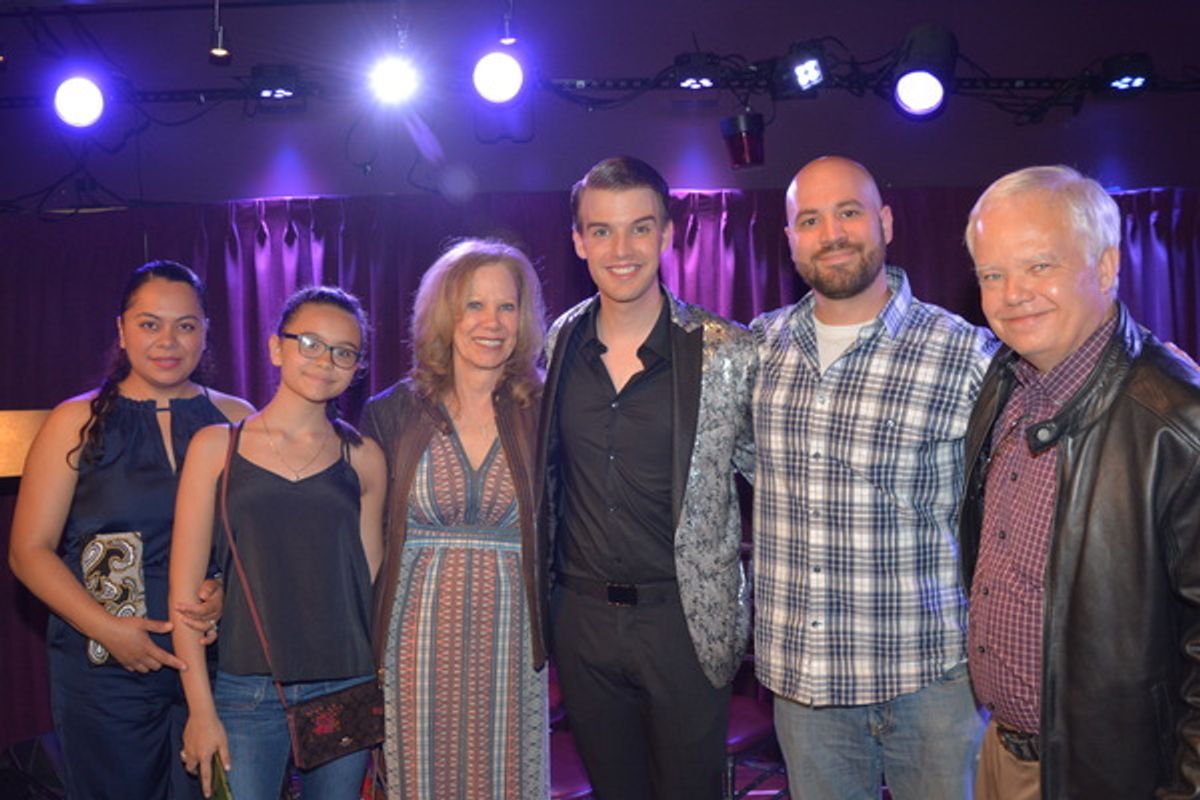 Mark William and his family Jackie, Victoria, Christine, Nick and Phil  at 