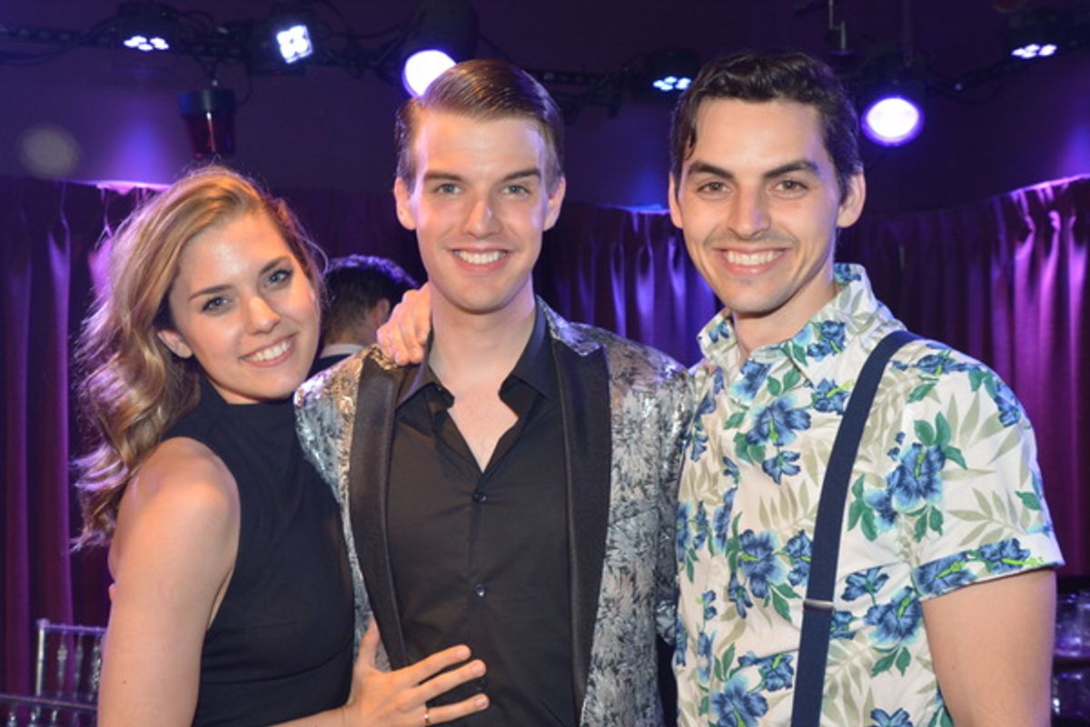 Ellie Rigg, Mark William and James T. Kelly at 