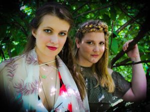 Jennifer Carter as Freya Laurel Andersen as Sexy Valkyrie @ BroadwayWorld Jennifer Carter as Freya Laurel Andersen as Sexy Valkyrie Photo