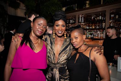 HADESTOWN'S Jewelle Blackman with friends Photo