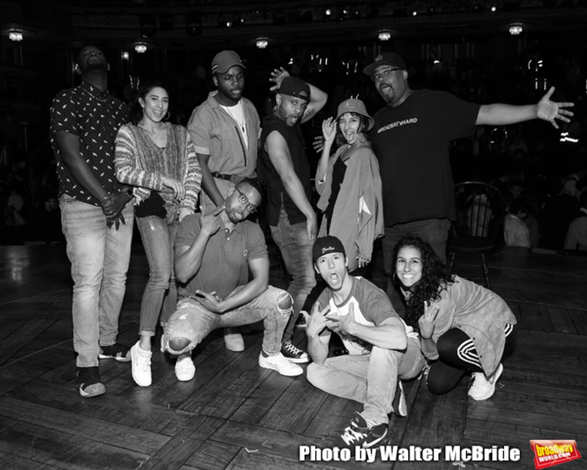 Carvens Lissaint, Lauren Boyd, Deonâ€™te Goodman, TrÃ© Smith, Terrance Spencer, Christina Glur, Thayne Jasperson, James Monroe Iglehart and Gabriella Sorrentino at 