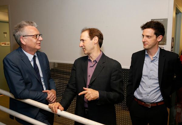 Michael Ritchie, Richard Topol and Joby Earle Photo