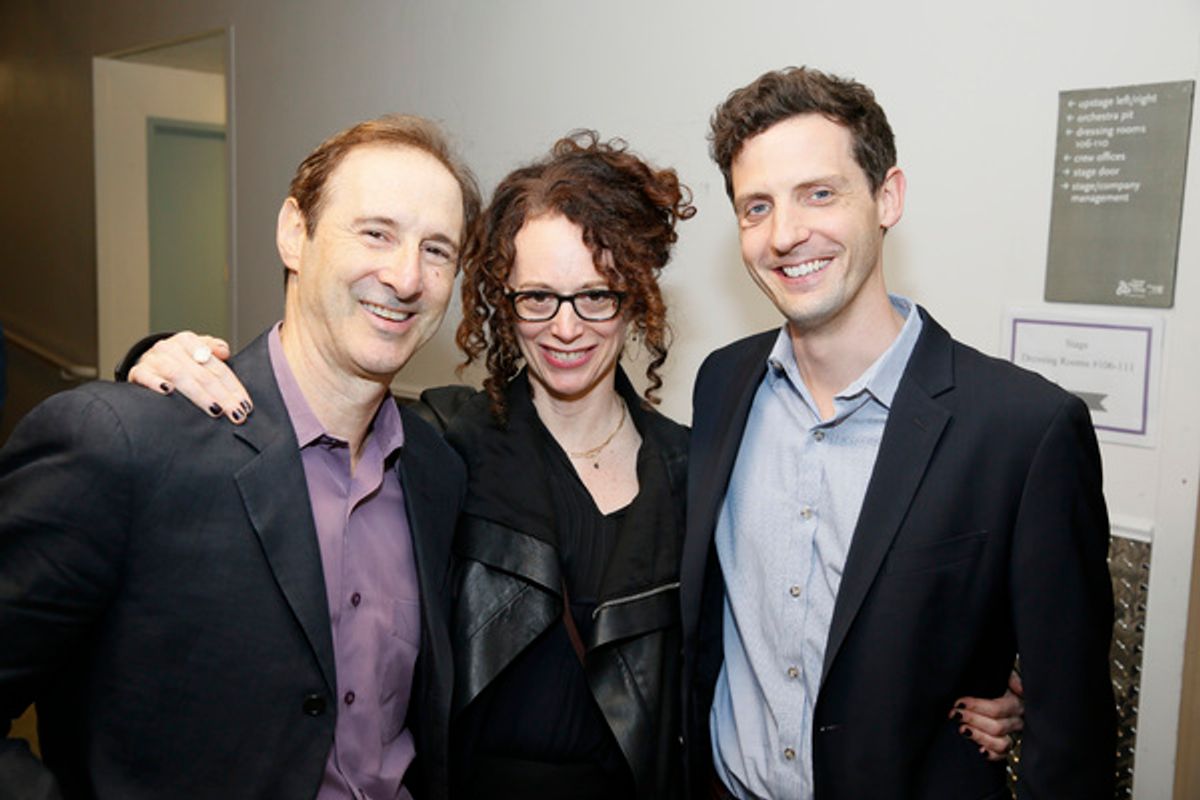 Richard Topol, Rebecca Taichman and Joby Earle at 
