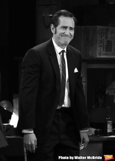 Bertie Carvel during the Broadway Opening Night Curtain Call for "Ink" at the Samuel  Photo