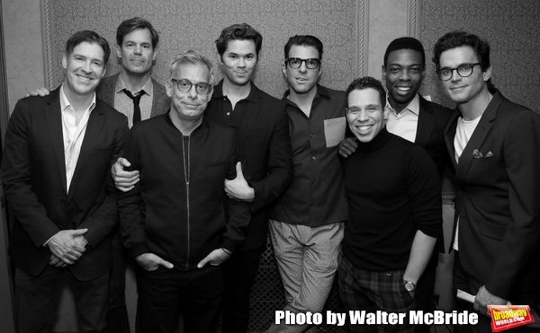 Brian Hutchison, Tuc Watkins, Joe Mantello, Andrew Rannells, Zachary Quinto, Robin De Photo