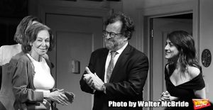 Elaine May, Kenneth Lonergan and Lila Neugebauerduring the Opening Night Curtain Call Photo