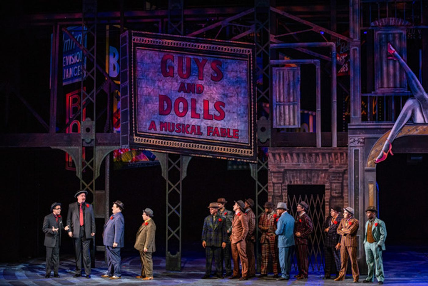 Photo Flash: First Look at Ben Davis, Kendra Kassebaum, and the Cast of the Muny's GUYS AND DOLLS  Image