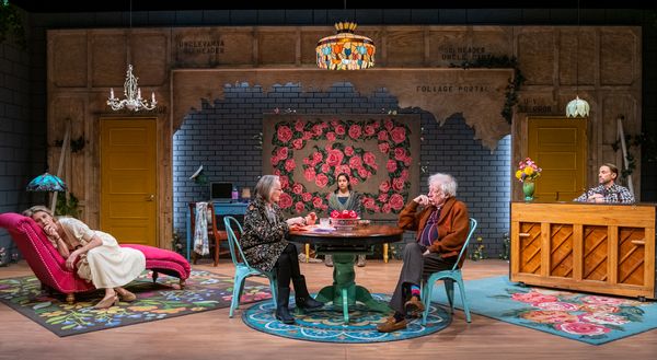 Nadia Bowers, Barbara Kingsley, Kimberly Chatterjee, Austin Pendleton, and Kevin Isol Photo