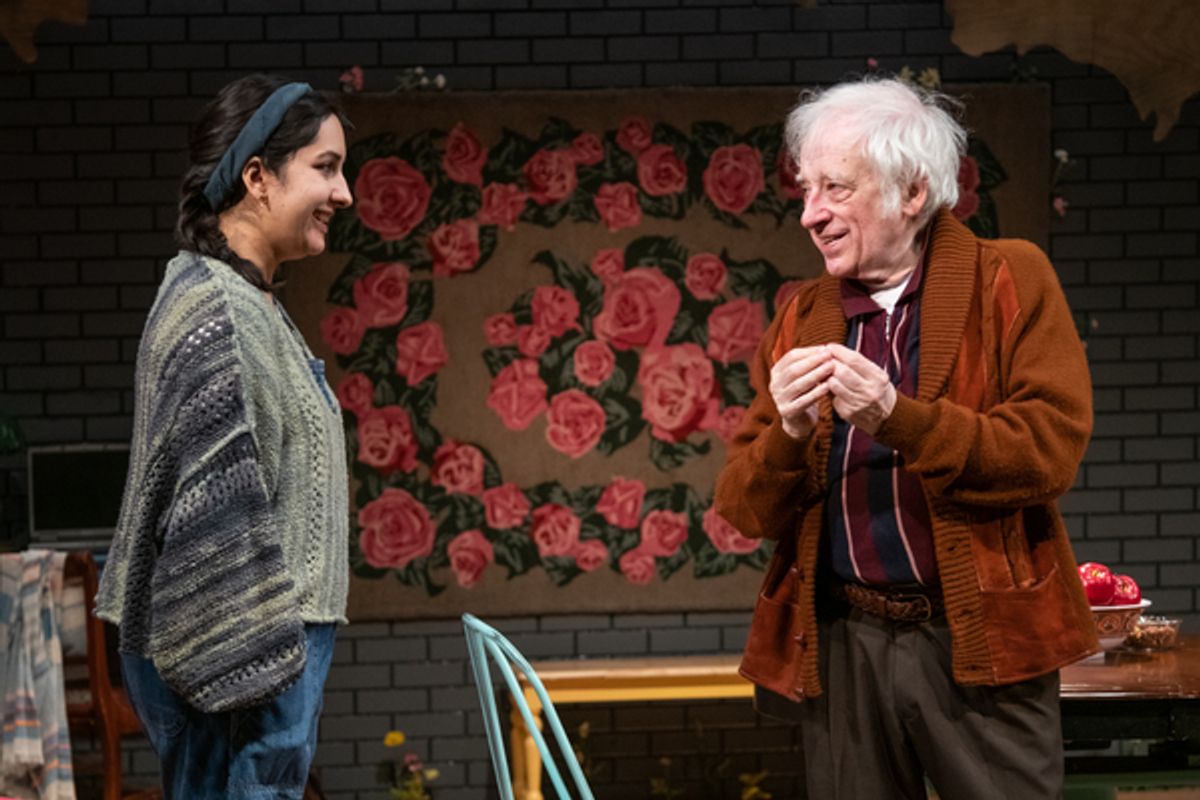 Kimberly Chatterjee and Austin Pendleton  at 