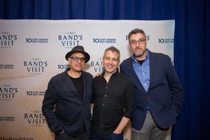 David Yazbek, David Cromer, and Orin Wolf Photo