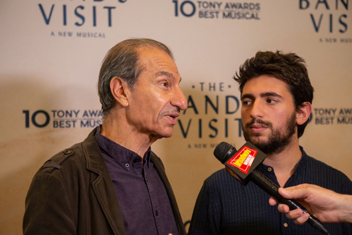 Sasson Gabay and Adam Gabay at 