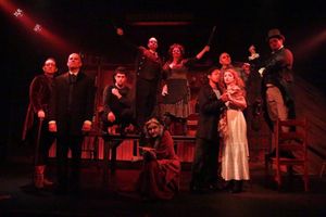 Mike Martin, Jennie Gray Connard, Michael Van Allen, BJ Robinson, Evelyn Sparks, SeeJay Lewis, Vander Turner, Ferril Cole, Amanda Blair, and Dani Leandra Photo credit Adriana Zuniga Williams. @ BroadwayWorld Mike Martin, Jennie Gray Connard, Michael Van Allen, BJ Robinson, Evelyn Sparks, SeeJ Photo