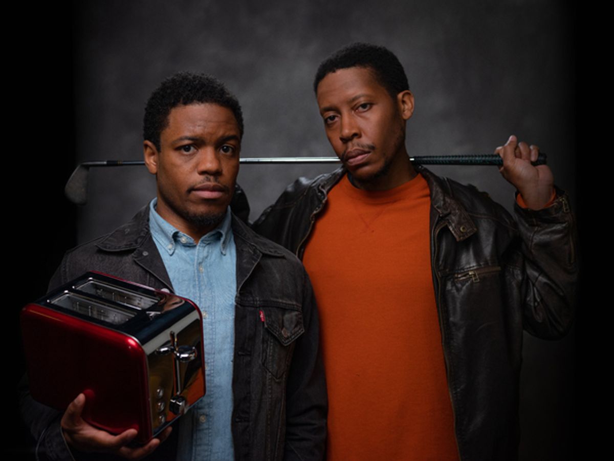  Jon Michael Hill and Namir Smallwood at 