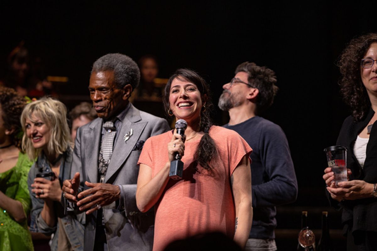 Rachel Chavkin, Rachel Hauck, Anais Mitchel, and the Cast of HADESTOWN at 