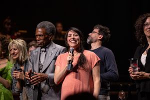 Rachel Chavkin, Rachel Hauck, Anais Mitchel, and the Cast of HADESTOWN Photo
