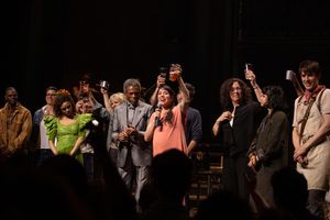 Rachel Chavkin, Rachel Hauck, Anais Mitchel, and the Cast of HADESTOWN Photo