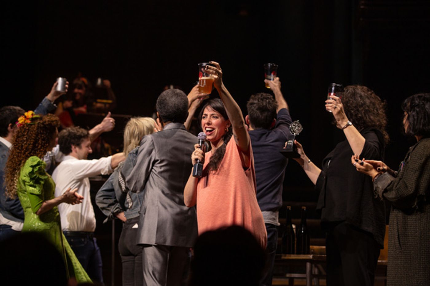 Photo Coverage: HADESTOWN Celebrates Their 8 Tony Wins With Special Curtain Call Photo Coverage: HADESTOWN Celebrates Their 8 Tony Wins With Special Curtain Call Image