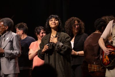 Eva Noblezada and the Cast of HADESTOWN Photo
