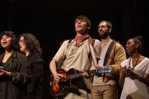 Reeve Carney and the Cast of HADESTOWN @ BroadwayWorld Reeve Carney and the Cast of HADESTOWN Photo