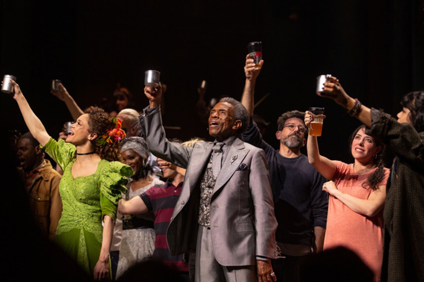 Photo Coverage: HADESTOWN Celebrates Their 8 Tony Wins With Special Curtain Call Photo Coverage: HADESTOWN Celebrates Their 8 Tony Wins With Special Curtain Call Image