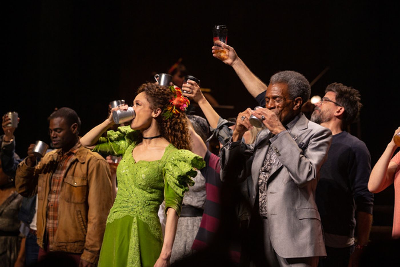 Photo Coverage: HADESTOWN Celebrates Their 8 Tony Wins With Special Curtain Call Photo Coverage: HADESTOWN Celebrates Their 8 Tony Wins With Special Curtain Call Image