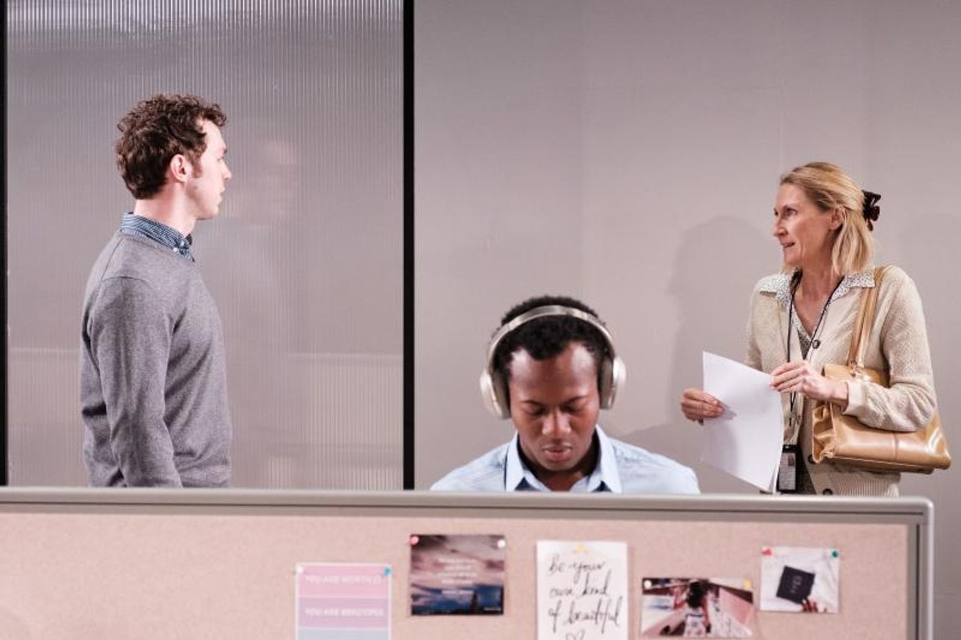 Review: The Cost Of Ambition And Arrogance Over Humanity And Compassion In The Corporate Cubicle Farm Is Considered In GLORIA Review: The Cost Of Ambition And Arrogance Over Humanity And Compassion In The Corporate Cubicle Farm Is Considered In GLORIA Image