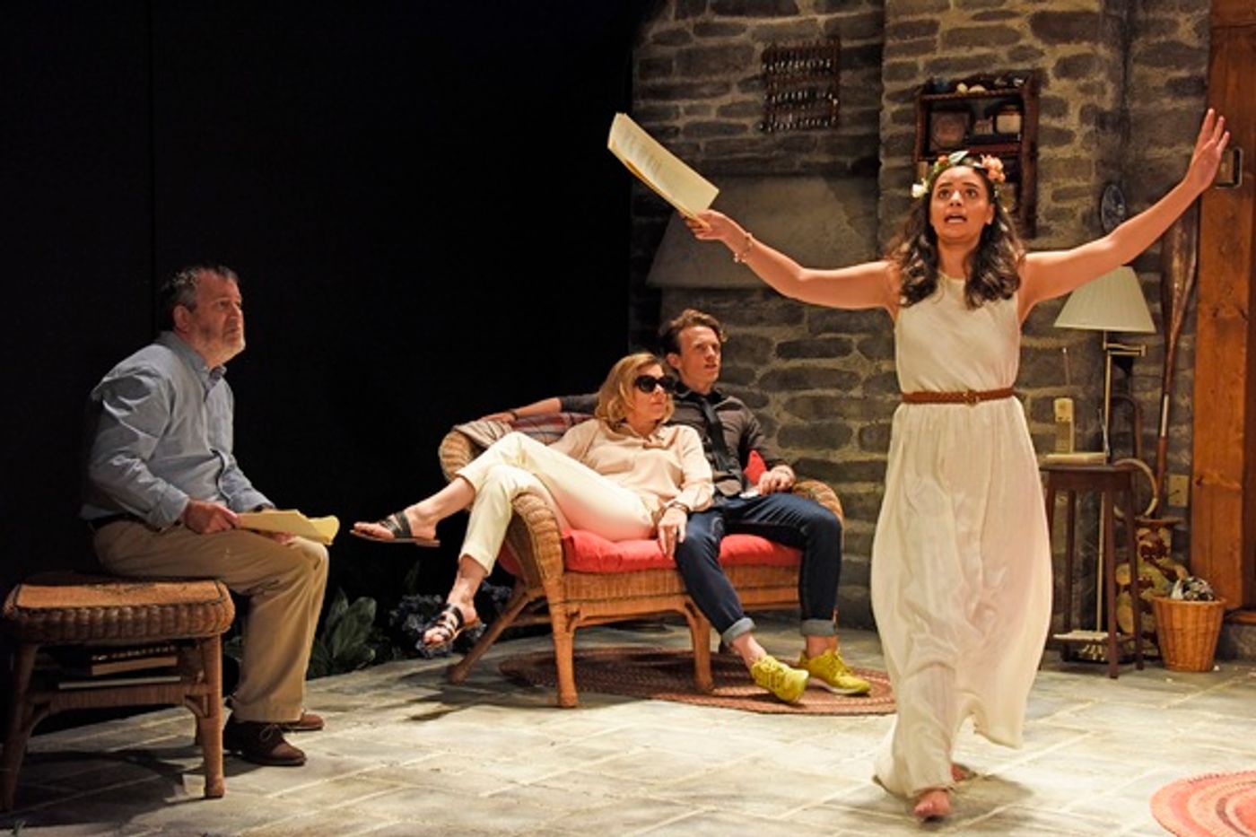 Photo Flash: First Look at VANYA AND SONIA AND MASHA AND SPIKE at the Ustinov Studio  Image