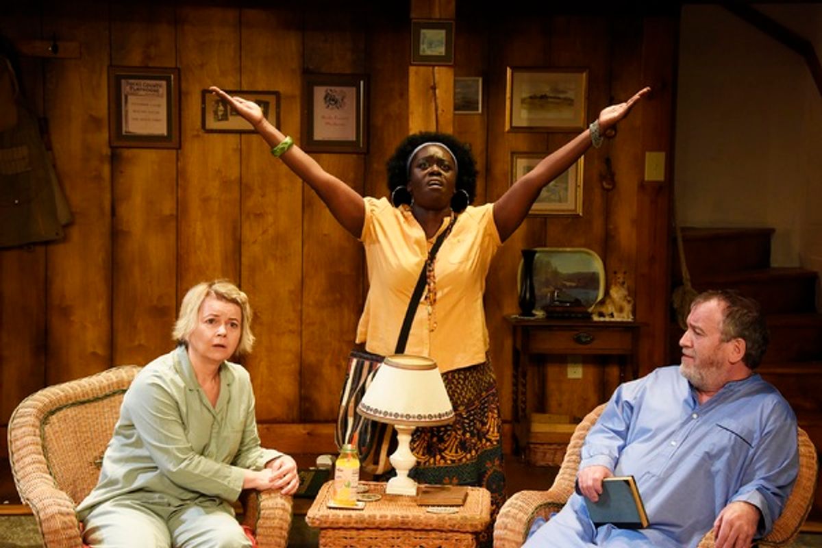 Rebecca Lacey, Michelle Asante, Mark Hadfield at 