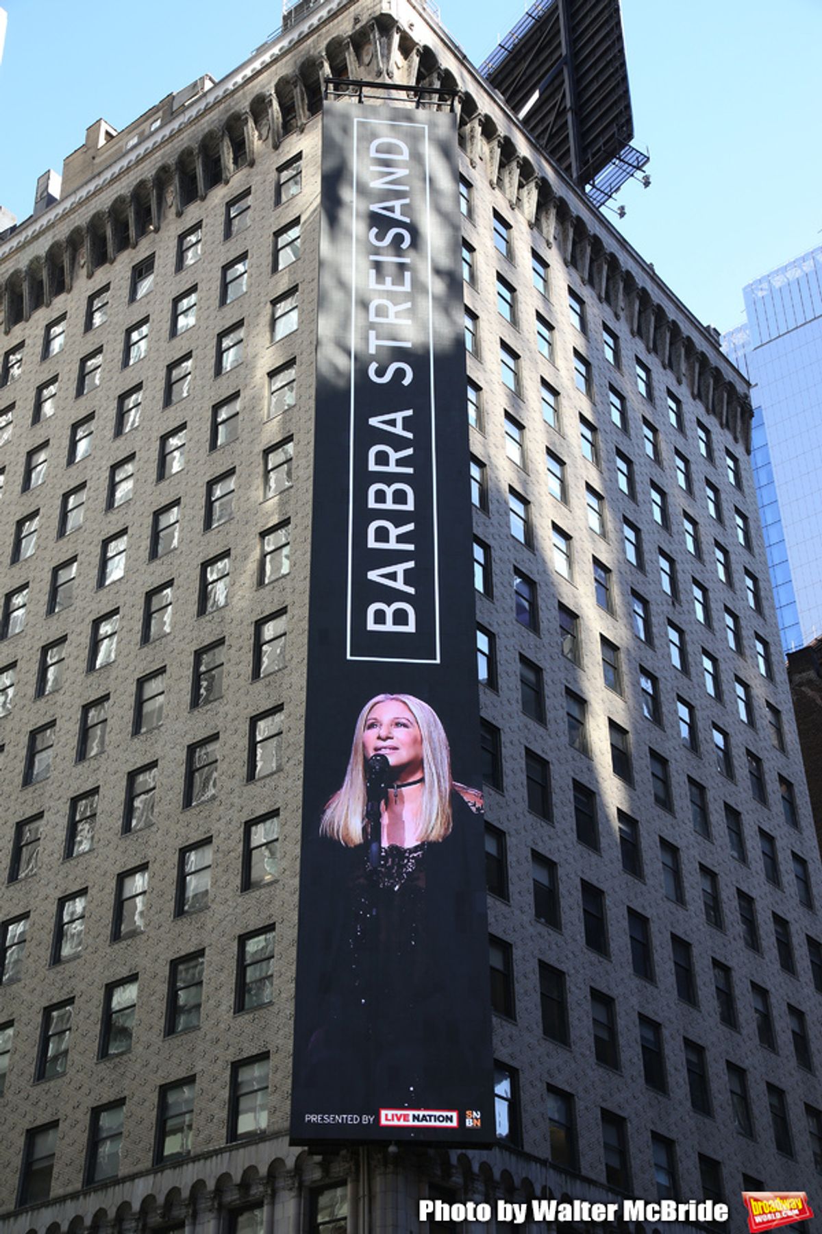 Barbra Streisand Direct From London Billboard for her August 3, 2019 Concert at Madison Square Garden, Barbra back in her Garden the first time in 13 years!, in Times Square, NYC. on June 12, 2019 in New York City.
 at 