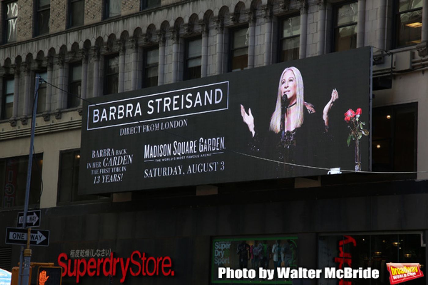 Up on the Marquee: Barbra Streisand at Madison Square Garden  Image