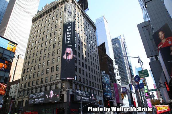 Barbra Streisand Direct From London Billboard for her August 3, 2019 Concert at Madis Photo