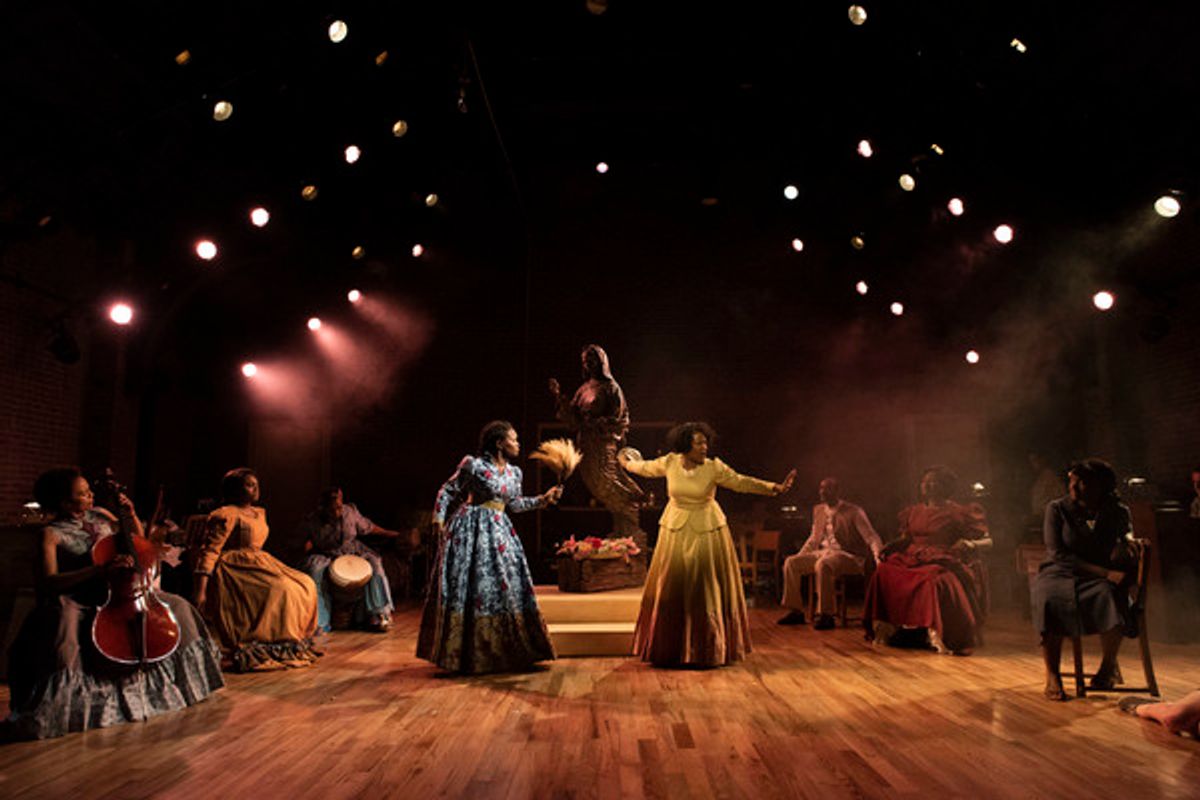 Eisa Davis, Jaiâ€™Len Christine Li Josey, Vita E. Cleveland, LaChanze, Anastacia McCleskey, Nathaniel Stampley, Romelda Teron Benjamin, and Saycon Sengbloh at 